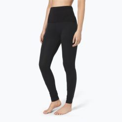 Spodnie termoaktywne damskie super.natural Tundra 175 Comfy. Czarne spodnie narciarskie super.natural, bez wzorów, z materiału, narciarskie. Za 399.99 zł.