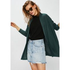 Only - Kardigan. Szare swetry ONLY, z dzianiny, z krótkim rękawem. W wyprzedaży za 99.90 zł.
