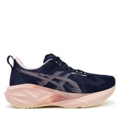 Buty do biegania Asics. Niebieskie buty do biegania ASICS, bez wzorów, bez zapięcia, do biegania. Za 679.99 zł.