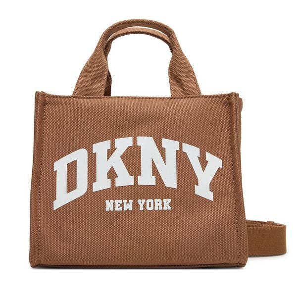 Torebka DKNY. Brązowe torebki klasyczne DKNY, bez wzorów, klasyczne, bez dodatków. Za 439.99 zł.