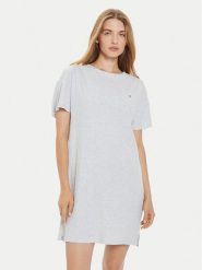 Tommy Hilfiger Sukienka codzienna UW0UW05569 Szary Relaxed Fit. Szare sukienki Tommy Hilfiger, na co dzień, m, bez wzorów, z bawełny, bez kołnierzyka, bez ramiączek, proste. Za 139.99 zł.