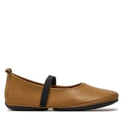 Baleriny Camper. Brązowe baleriny Camper, bez wzorów, bez obcasa, bez zapięcia. Za 329.99 zł.