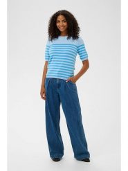 Kaffe Sweter w kolorze błękitno-niebieskim rozmiar: S. Niebieskie swetry Kaffe, s, bez wzorów, bez ramiączek. Za 60.99 zł.