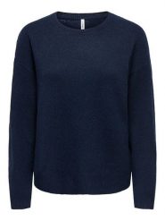 ONLY Sweter w kolorze granatowym rozmiar: M. Niebieskie swetry ONLY, m, bez wzorów, z wełny, bez ramiączek. Za 86.95 zł.