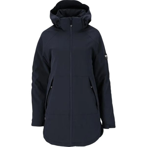 Parka dla kobiet Weather Report Brittan Pro 15000. Brązowe kurtki przeciwdeszczowe Weather Report, bez wzorów, z materiału, eleganckie, bez kaptura. Za 411.00 zł.