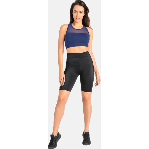 Legginsy krótkie na rower damskie Teyli Kolli. Czarne legginsy Teyli, bez wzorów, z elastanu, sportowe, krótkie. Za 119.99 zł.