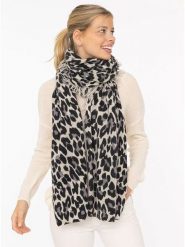 Zwillingsherz Kaszmirowy szal "Leo" w kolorze szaro-czarnym - 195 x 95 cm rozmiar: onesize. Czarne szaliki i kominy Zwillingsherz, bez wzorów, z kaszmiru. Za 483.17 zł.