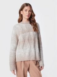 Peserico Easy Sweter M99902F03 A9164 Écru Regular Fit. Swetry Peserico Easy, m, bez wzorów, z syntetyku, bez ramiączek. Za 729.99 zł.