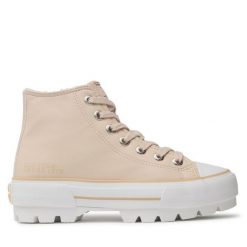 Trampki Big Star Shoes. Brązowe trampki BIG STAR SHOES, bez wzorów, retro, bez zapięcia. Za 119.99 zł.