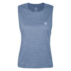 Damski top sportowy Meditate. Czarne topy sportowe Dare 2b, l, bez wzorów, z elastanu, na jogę i pilates. W wyprzedaży za 34.99 zł.