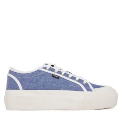 Trampki Roxy. Niebieskie trampki Roxy, bez wzorów, bez zapięcia. Za 189.99 zł.