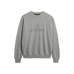 Bluza damska Superdry British Design. Szare bluzy bez kaptura Superdry, bez wzorów, bez kaptura. Za 277.45 zł.