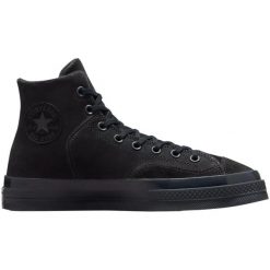 Buty sportowe Converse Chuck 70 Marquis. Czarne buty treningowe Converse, bez wzorów, z zamszu, bez zapięcia, na fitness i siłownię. Za 690.00 zł.