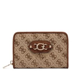 Portfel Guess. Brązowe portfele Guess, z aplikacjami. Za 264.99 zł.