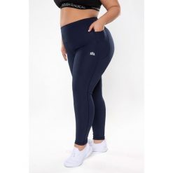 Legginsy fitness damskie Rough Radical Optimal Plus size. Niebieskie legginsy ROUGH RADICAL, bez wzorów, sportowe. Za 169.90 zł.
