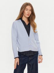 ViCOLO Kardigan 77036S Błękitny Regular Fit. Niebieskie swetry ViCOLO, s, bez wzorów, z wiskozy, bez ramiączek. Za 179.99 zł.