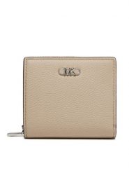 MICHAEL Michael Kors Mały Portfel Damski 32S5S8ED1L Beżowy. Brązowe portfele MICHAEL Michael Kors, bez wzorów, ze skóry. Za 349.99 zł.
