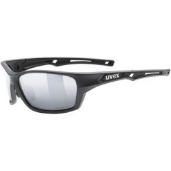 Okulary rowerowe uvex sportstyle 232 P. Czarne okulary przeciwsłoneczne UVEX, bez wzorów. Za 219.90 zł.