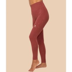 Legginsy sportowe FIR Namaste Technology. Niebieskie legginsy Anaissa, bez wzorów, z poliamidu, sportowe. W wyprzedaży za 160.00 zł.