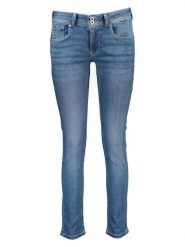 Pepe Jeans Dżinsy "New Brooke" - Slim fit - w kolorze niebieskim rozmiar: W27/L32. Niebieskie jeansy Pepe Jeans, l, z aplikacjami, z bawełny, klasyczne. Za 167.28 zł.