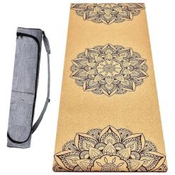 Mata jogi korka Hi-tech 6mm +Torba wodoodporna 3 materiały dla większej wygody1. Brązowe torby sportowe ACHAMANA, bez wzorów, z kauczuku, na ramię, małe. Za 486.00 zł.
