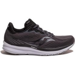 Buty do biegania Saucony Ride 14 Damskie Czarne. Czarne buty do biegania Saucony, bez wzorów, z materiału, bez zapięcia, do biegania. Za 454.50 zł.