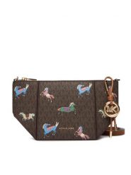 MICHAEL Michael Kors Torebka 32R6G9JC1U Brązowy. Brązowe listonoszki MICHAEL Michael Kors, bez wzorów, ze skóry, bez dodatków. Za 989.99 zł.