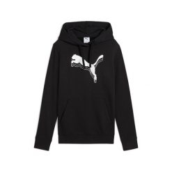 Bluza damska z kapturem Puma Metallic. Czarne bluzy Puma, xl, bez wzorów, bez ramiączek, z kapturem. Za 231.30 zł.