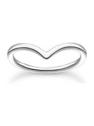 Thomas Sabo Srebrny pierścionek rozmiar: 60. Szare pierścionki thomas sabo, srebrne. Za 73.95 zł.