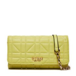 Torebka Guess. Żółte listonoszki Guess, z aplikacjami, bez dodatków. Za 279.99 zł.