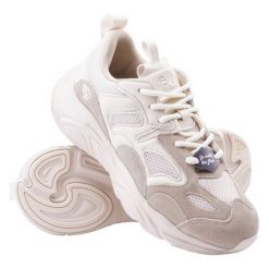 Buty Iguana Fogios W 92800602698 beżowy. Brązowe buty treningowe bez wzorów, z materiału, bez zapięcia, trekkingowe. Za 396.74 zł.
