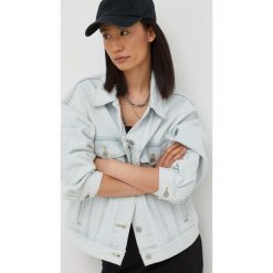 Levi's kurtka jeansowa damska przejściowa oversize. Niebieskie kurtki Levi's, l, bez wzorów, z jeansu, bez kaptura. W wyprzedaży za 439.99 zł.