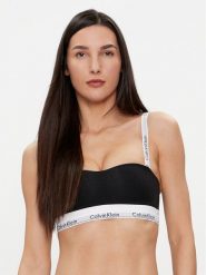 Calvin Klein Underwear Biustonosz bezfiszbinowy 000QF7628E Czarny. Czarne biustonosze Calvin Klein Underwear, bez wzorów, z bawełny. Za 129.99 zł.