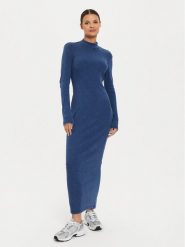 ONLY Sukienka codzienna Valerie 15337268 Granatowy Regular Fit. Niebieskie sukienki ONLY, na co dzień, m, bez wzorów, z bawełny, bez kołnierzyka, bez ramiączek, proste. Za 89.99 zł.