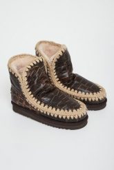 Śniegowce damskie skórzane MOU. Śniegowce Mou, bez wzorów, bez zapięcia. Za 1,329.00 zł.