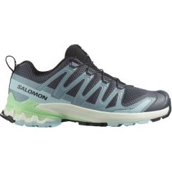 Obuwie Biegi w terenie Kobiety XA PRO 3D V9. Niebieskie buty do biegania Salomon, bez wzorów, bez zapięcia, do biegania. Za 621.90 zł.