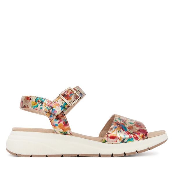 Sandały Caprice. Sandały Caprice, bez wzorów, bez obcasa, na płaskiej podeszwie, bez zapięcia. Za 339.99 zł.