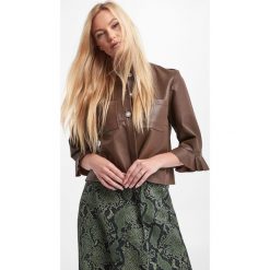 Żakiet CUSTOMMADE. Brązowe marynarki i żakiety Custommade, s, bez wzorów, bez ramiączek. Za 1,419.00 zł.