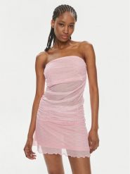 Juicy Couture Top JCWCT23328 Różowy Slim Fit. Czerwone topy Juicy Couture, l, bez wzorów, z syntetyku, bez kołnierzyka, bez ramiączek. Za 109.99 zł.