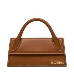 Torebka JACQUEMUS. Brązowe torebki klasyczne JACQUEMUS, bez wzorów, klasyczne, bez dodatków. Za 2,699.00 zł.