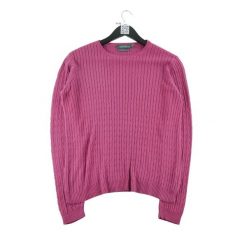 Second life - Sweter damski Lauren Ralph Lauren bordo - Jak nowy. Fioletowe swetry Ralph Lauren, xl, bez wzorów, casualowe, bez ramiączek. Za 127.76 zł.