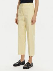 Tommy Hilfiger Chinosy WW0WW40504 Żółty Straight Fit. Żółte chinosy Tommy Hilfiger, bez wzorów, z bawełny. Za 359.99 zł.