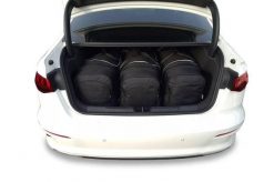 Torby Do Bagażnika Audi A3 Limousine 2020+ 3Szt Kjust. Czarne torby podróżne KJUST, bez wzorów, z kauczuku. Za 1,158.00 zł.