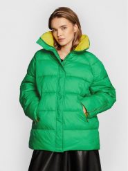 Pinko Kurtka puchowa Brunella 1G17Z3 A082 Zielony Relaxed Fit. Zielone kurtki Pinko, na zimę, xs, bez wzorów, z puchu, bez kaptura. Za 929.99 zł.