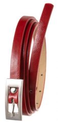 Pasek damski Cavaldi BB-CV-11A RED 105 czerwony. Czerwone paski 4U Cavaldi, bez wzorów, ze skóry ekologicznej, eleganckie. Za 19.99 zł.