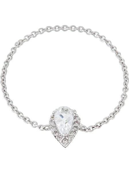 DIAMANTA Złoty pierścionek "Invisible Tear" z diamentami rozmiar: 54. Szare pierścionki DIAMANTA, z diamentem, złote. Za 817.99 zł.