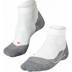 Skarpety damskie Falke RU4. Czerwone skarpetki Falke, bez wzorów. Za 89.00 zł.