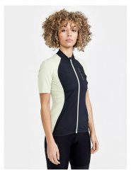 Craft Koszulka kolarska "ADV Offroads" w kolorze czarno-miętowym rozmiar: L. Czarne t-shirty sportowe Craft, l, bez wzorów, z materiału, bez ramiączek, rowerowe. Za 165.99 zł.