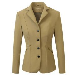 Damska kurtka na zawody jeździeckie Covalliero. Brązowe kurtki COVALLIERO, l, bez wzorów, z materiału, eleganckie, bez kaptura. Za 431.15 zł.