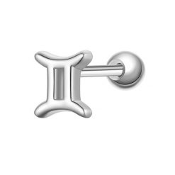 Glanzstücke München Piercing Sterling Silber Kolczyki 1 ct Damski. Szare kolczyki Glanzstücke München, srebrne. Za 110.49 zł.